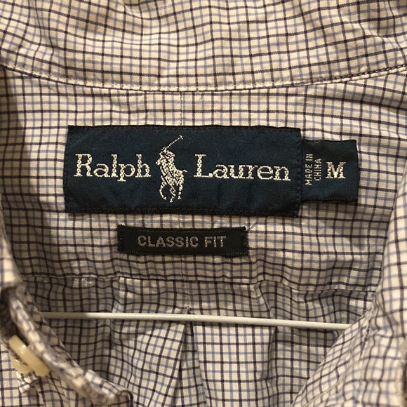 Mens Ralph Lauren dress shirt.  Medium classic fit. - Picture 2 of 3
